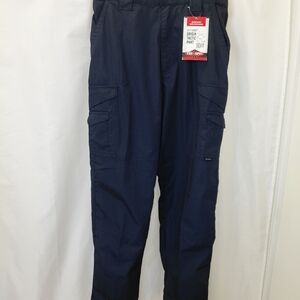 NWT 34 X 32 Ripstop Water Resistant Men's Navy Tactical Cargo Pants - Utility